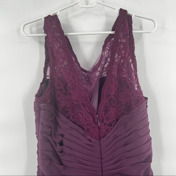 Mori Lee lace maxi dress sleeveless size 20 - Picture 5 of 9